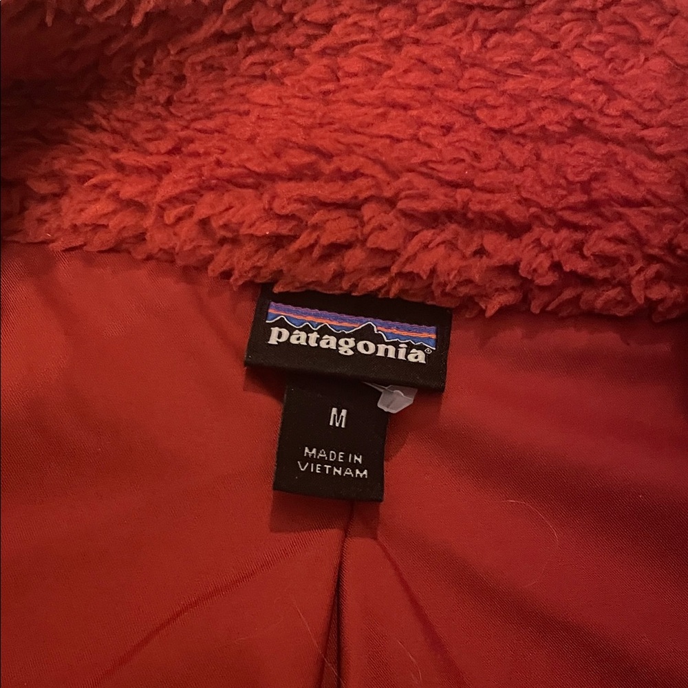 Patagonia Women’s Sherpa Vest medium rust orange - Picture 3 of 5